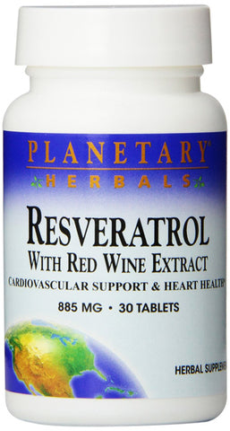 Planetary Herbals Resveratrol with Red Wine Extract