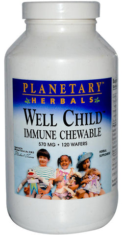 Planetary Herbals Well Child Immune Chewable