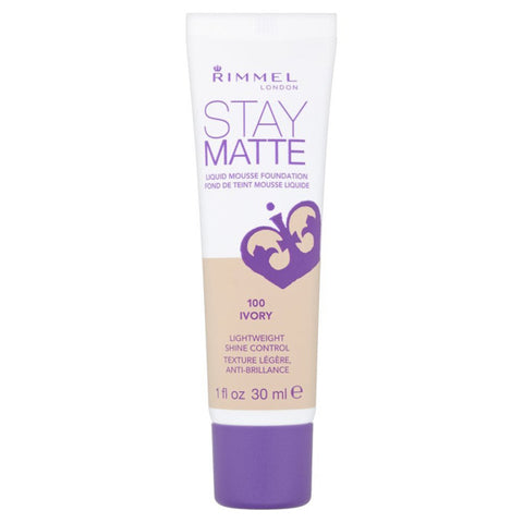 RIMMEL - Stay Matte Liquid Mousse Foundation #100 Ivory