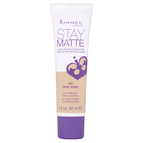 RIMMEL - Stay Matte Liquid Mousse Foundation #103 True Ivory