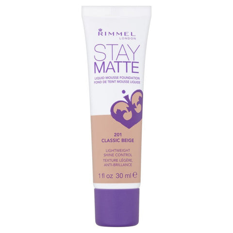 RIMMEL - Stay Matte Liquid Mousse Foundation #201 Classic Beige