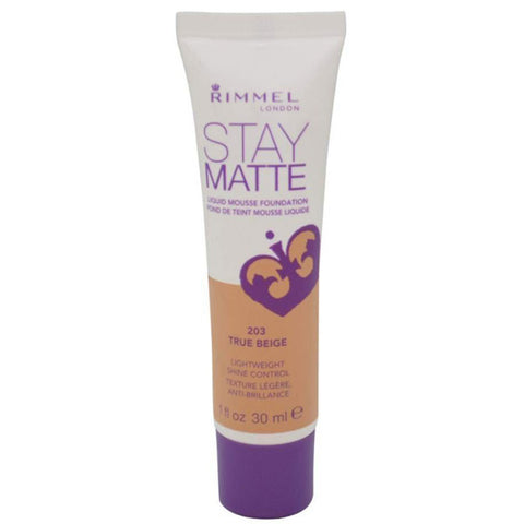 RIMMEL - Stay Matte Liquid Mousse Foundation #203 True Beige