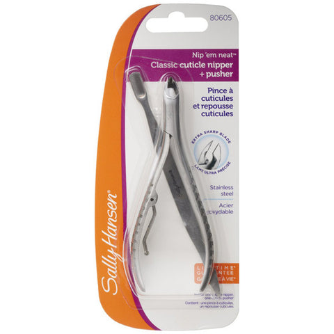 SALLY HANSEN - Beauty Tools Nip'em Neat-Cuticle Nipper with Pusher