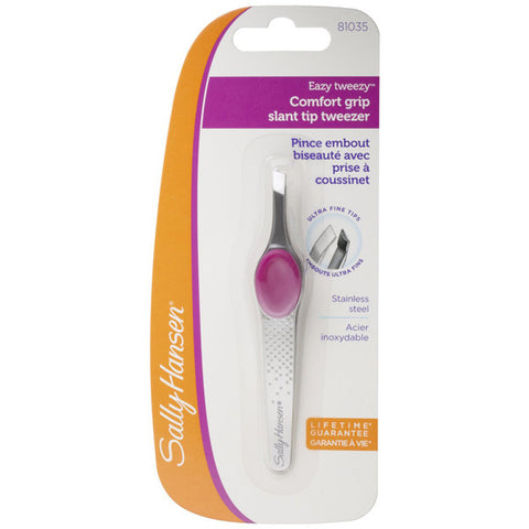 SALLY HANSEN - Eazy Tweezy Slant-Tip Tweezer with Safety Cap