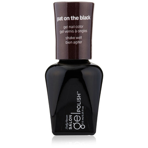 SALLY HANSEN - Salon Pro Gel Nail Color Pat on the Black