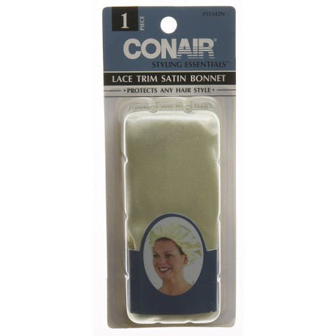 CONAIR - Satin Lace Bonnet Assorted Colors