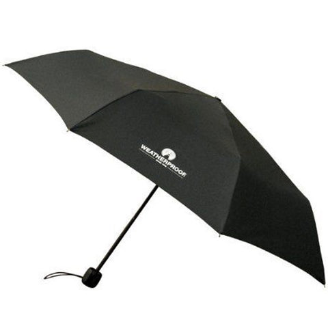 CHABY - Weatherproof Manual Super Mini Umbrella Black One Size