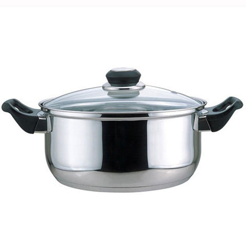 CULINARY EDGE - Dutch Oven with Glass Cover and Bakelite Handle