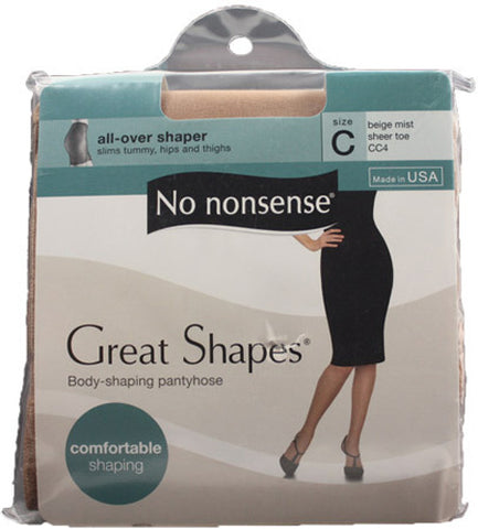 NO NONSENSE - Body Shaping Pantyhose Almost Black Size C