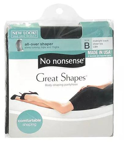 NO NONSENSE - Body Shaping Pantyhose Midnight Black Size B