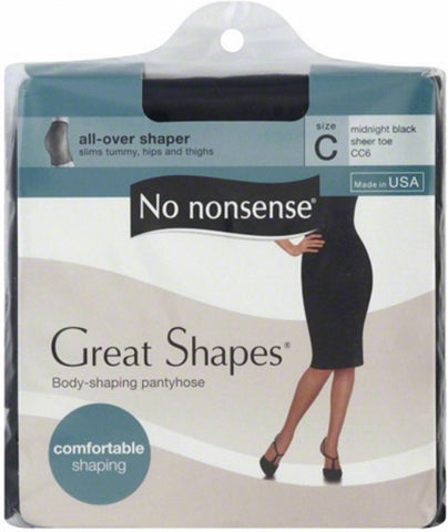 NO NONSENSE - Body Shaping Pantyhose Midnight Black Size C