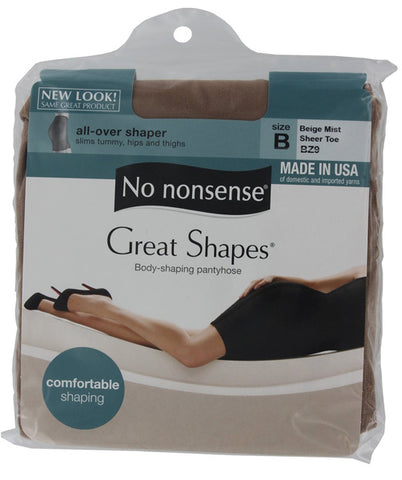 NO NONSENSE - Body Shaping Pantyhose Beige Mist Size B