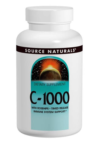 Source Naturals Vitamin C 1000 Timed Release with Rose Hips