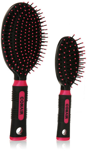 CONAIR - Professional Full and Mid Size Nylon Cushion Brush Set