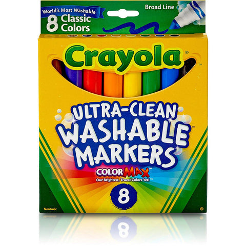 CRAYOLA - Ultra Clean Washable Markers Broad Line