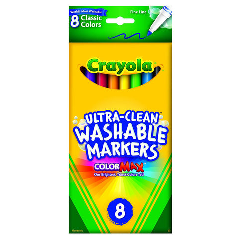 CRAYOLA - Ultra-Clean Washable Markers Fine Line