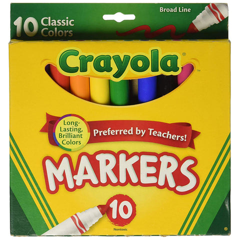 CRAYOLA - Broad Line Markers Classic Colors