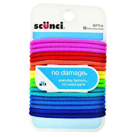 SCUNCI - No Damage Hair Elastics Bright Large