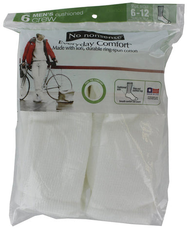 NO NONSENSE - Men's Crew Socks White