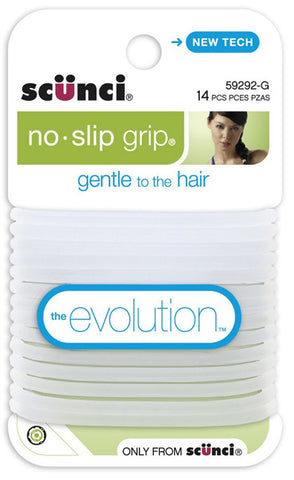 SCUNCI - No-slip Grip Evolution Jelly Ponytailers