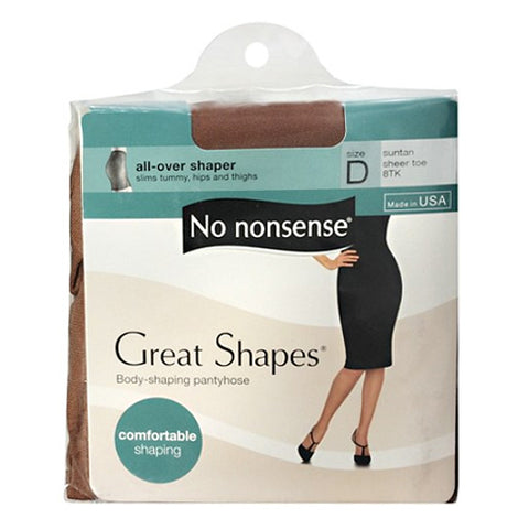 NO NONSENSE - Body Shaping Pantyhose Suntan Size D