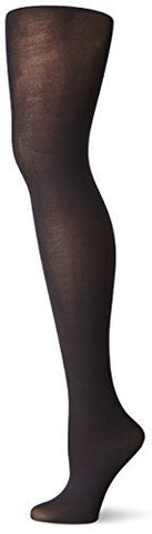 NO NONSENSE - Silky Opaque Sheer to Waist Tight Black Large