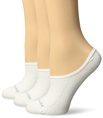 NO NONSENSE - Women's Soft and Breathable Ultra Low Cut Liner White