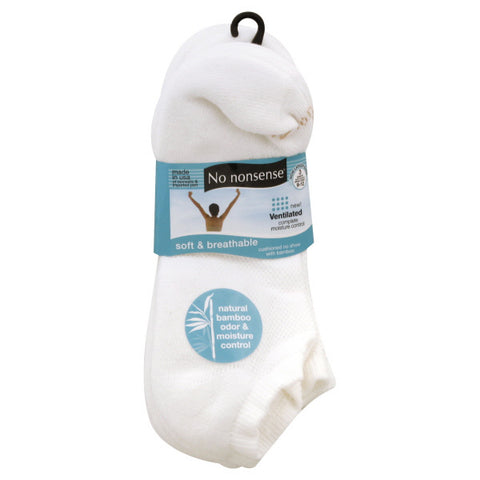 NO NONSENSE - Soft and Breathable Cushioned Mini Crew White