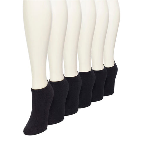 NO NONSENSE - Women's No Show Cushioned Socks Assorted Colors