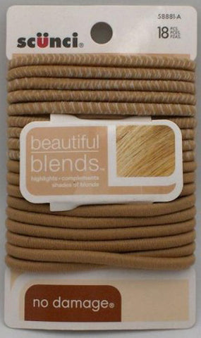 SCUNCI - No Damage Beautiful Blends Hair Elastics