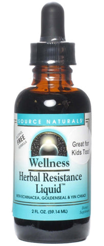 Source Naturals Wellness Herbal Resistance Liquid Alcohol Free