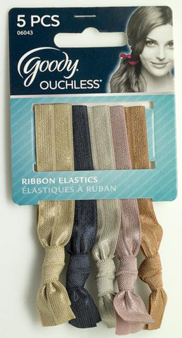 GOODY - Ouchless Tieback Neutral Ribbon Elastics