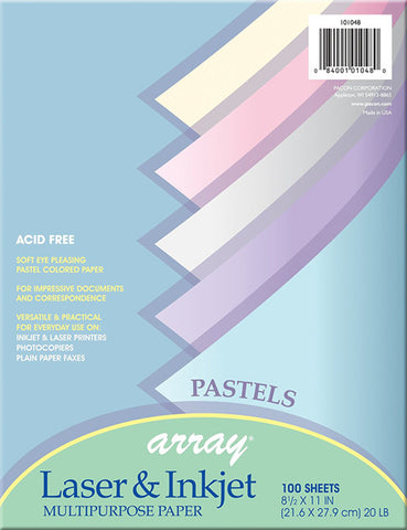 PACON - Pastel Bond Paper Letter 8.5"x11" White