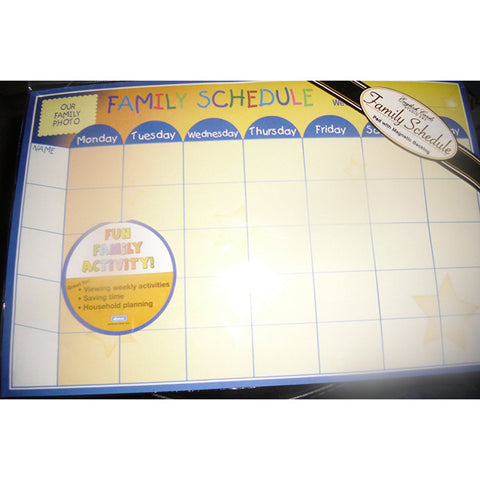 DMC - Family Schedule Pad with Magnetic Backing 11" x 9"