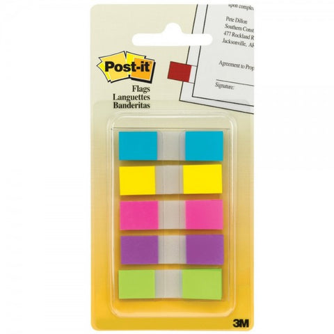 POST-IT - Flags 0.47 in x 1.7 in Assorted Brights