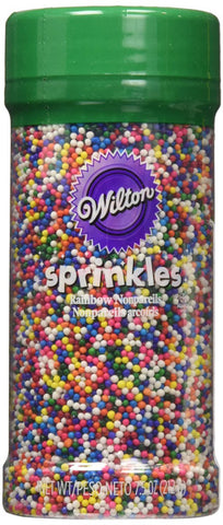 WILTON - Rainbow Nonpareils Food Decorative