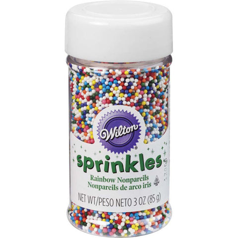 WILTON - Rainbow Nonpareils Food Decorative