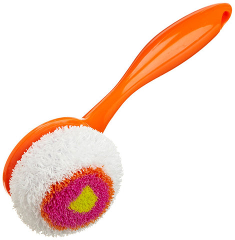 CASABELLA - Round Mesh Scrubber Brush Assorted Colors