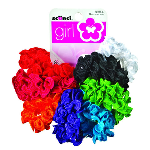 SCUNCI - Girl Ruffled Ponytailers