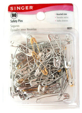 SINGER - Assorted Safety Pins Multisize