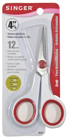 DYNO MERCHANDISE - Singer Red & White Stainless Steel Craft Scissors