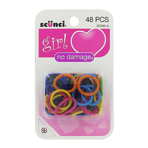 SCUNCI - Girl Mini Rainbow No Damage Elastics 2 mm