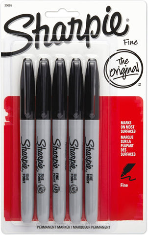 SHARPIE Permanent Marker Fine Point Black