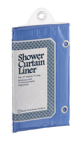 ROYAL CREST - Shower Curtain Liner Blue