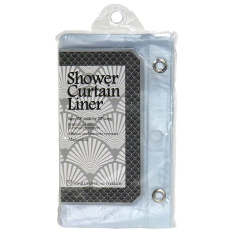 ROYAL CREST - Shower Curtain Liner Clear