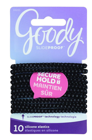 GOODY - Stay Put Elastic Pony Round Black