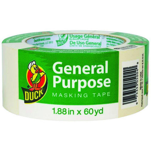 DUCK - General Purpose Masking Tape Single Roll Beige