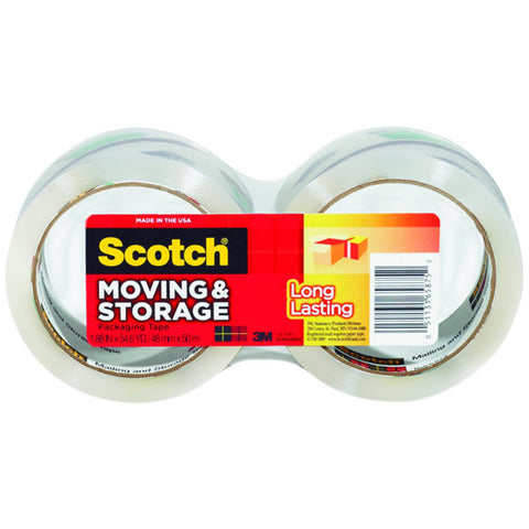 SCOTCH - Long Lasting Moving & Storage Packaging Tape 1.88" x 54.6 Yards