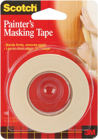 SCOTCH - Painter's Masking Tape 0.75" x 1000"