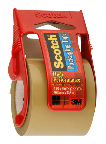 SCOTCH - Heavy Duty Shipping Packaging Tape 1.88" x 800" Tan